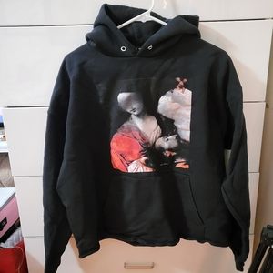 Revenge cropped hoodie